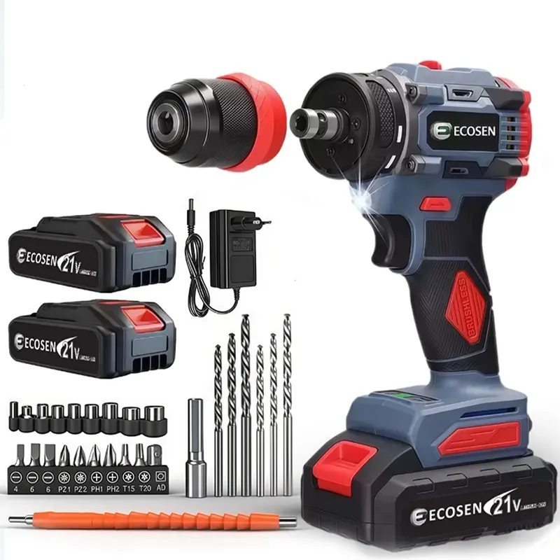 Parafusadeira e Furadeira Brushless 16.8V com 2 Baterias